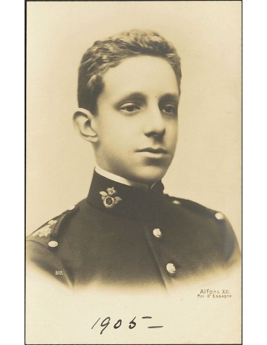 Alfonso XIII. Alfonso XIII. Sin circular. "ALFONSO XIII, 1905". MAGNIFICA.