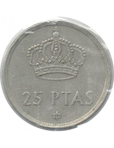 Moneda de España de 25 pesetas año 1975 *79