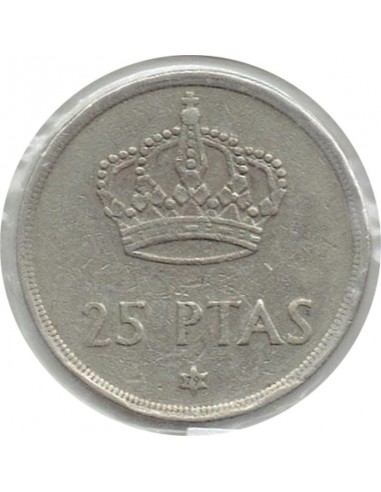 Moneda de España de 25 pesetas año 1975 *79