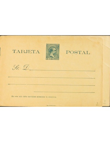 Puerto Rico. Entero Postal. (*)EP5/6. 1894. 2 ctvos azul y 3 ctvos rojo sobre Tarjetas Entero Postales. BONITAS.