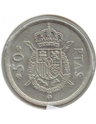 Moneda de España de 50 pesetas año 1975 *78
