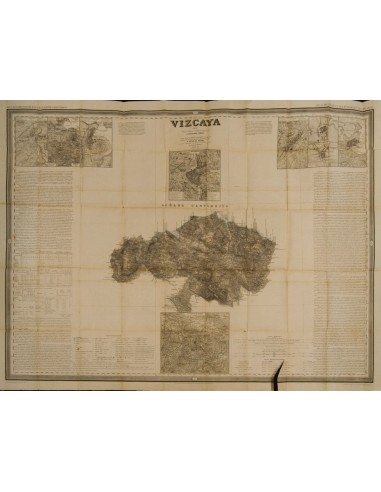 País Vasco. Historia Postal. 1857. ATLAS DE ESPAÑA Y SUS  POSESIONES DE ULTRAMAR, Francisco Coello. Correspondiente a la provi