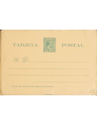 Puerto Rico. Entero Postal. (*)EP7/8. 1896. 2 ctvos verde y 3 ctvos castaño sobre Tarjetas Entero Postales. MAGNIFICAS.