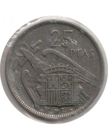 Moneda de España de 25 pesetas de 1957 Estado español *58