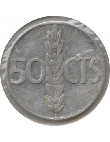 Moneda de España de 50 céntimos de pesetas de 1966 *72, Estado español