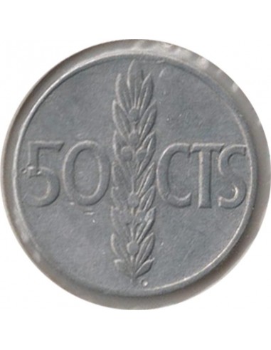 Moneda de España de 50 céntimos de pesetas de 1966 *71, Estado español