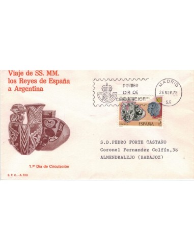 España SPD - Viaje de SS. MM. los reyes a Hispanoamérica, año 1978.