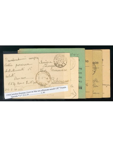 Guerra Civil. Voluntario Italiano. Sobre . (1937ca). Espectacular conjunto de cuarenta y nueve tarjetas postales, en su mayorí