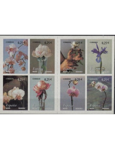 2002. Carnet de sellos autoadhesivos La Flor y el Paisaje