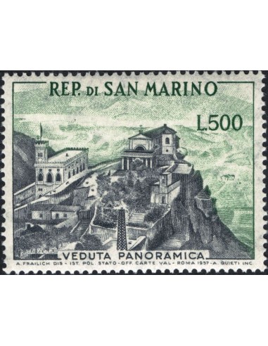 San Marino. **Yv 444. 1958. Serie completa. MAGNIFICA. Yvert 2013: 150 Euros.
