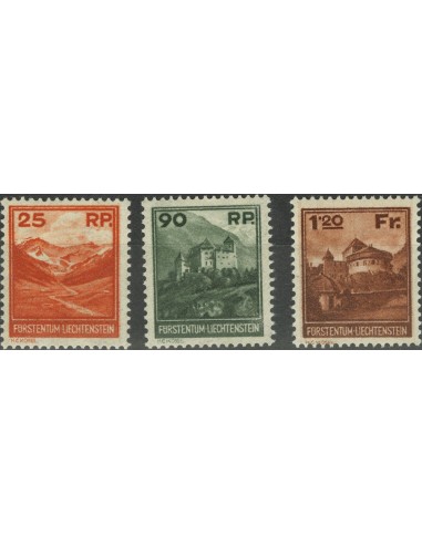 Liechtenstein. **Yv 111/13Yv . 1933. Serie completa. MAGNIFICA. Yvert 2012: 950 Euros.