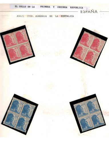 1938, abril. Alegoría de la República