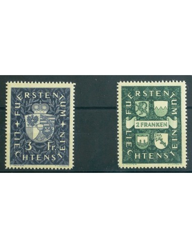 Liechtenstein. **Yv 159/60. 1939. Serie completa. MAGNIFICA. Yvert 2012: 32,5 Euros.