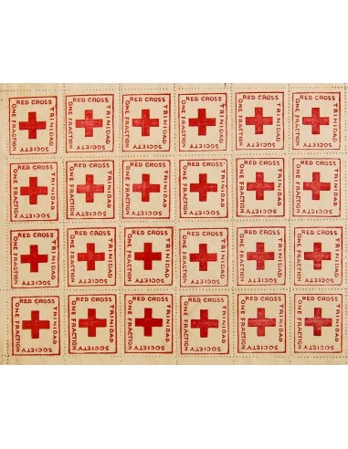 Filipinas. **/*Yv 87A(24). 1914. 1/2 p rojo, minihoja completa de veinticuatro sellos. MAGNIFICA Y MUY RARA. (SG 157) Yvert 20