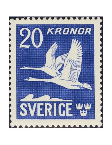 Suecia, Aéreo. **Yv 7. 1942. 20 k ultramar. MAGNIFICO. Yvert 2013: 150 Euros.