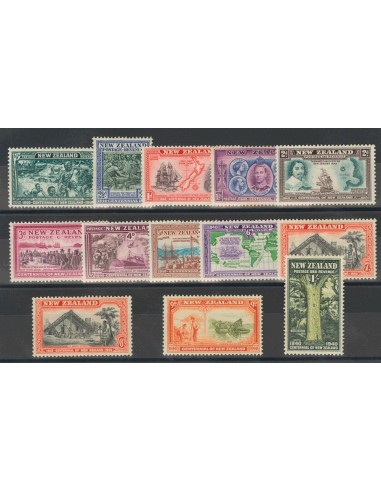 Nueva Zelanda. *Yv 243/55. 1940. Serie completa. MAGNIFICA. (SG613/25 70£) Yvert 2008: 100 Euros.