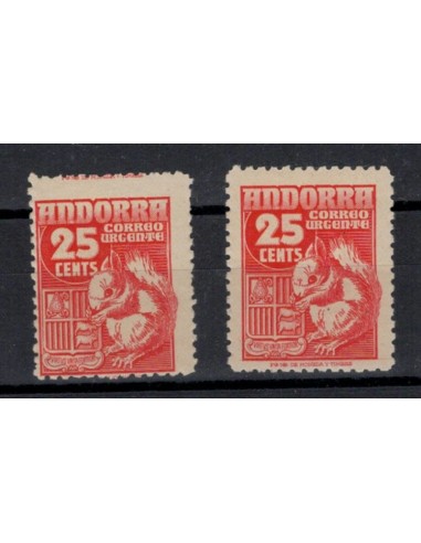 1948-53. ANDORRA. Tipos Diversos, Correo Urgente