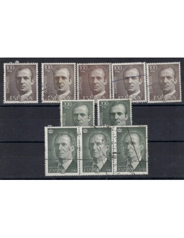 Diversos sellos básicos S.M. Don Juan Carlos I