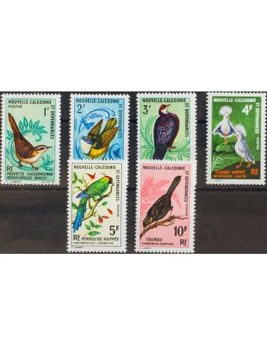 Nueva Caledonia. **Yv 345/50. 1967. Serie completa. MAGNIFICA. Yvert 2014: 39 Euros.
