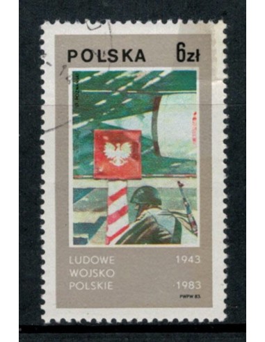1983, Polonia-Polska. 6 zloty