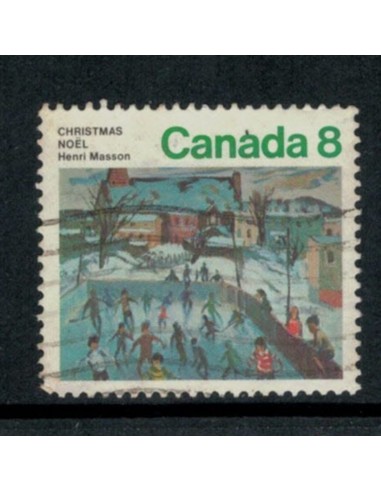Sello de Correo de Canadá Cristmas Noël