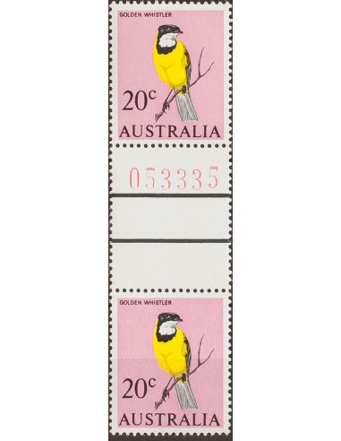 Australia. **Yv 331(2). 1966. 20 cts multicolor, pareja con INTERPANEL. MAGNIFICA. (SG394)