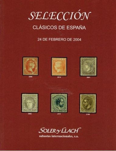 Subasta Selección clásicos de España febrero de 2004