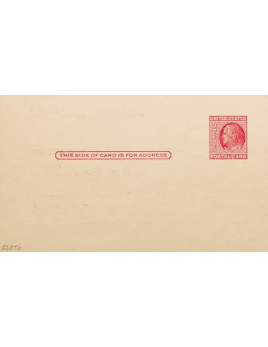 Estados Unidos, Entero Postal. (*)Yv . 1958. 2 cts rojo sobre Tarjeta Entero Postal. Al dorso impresión MICKEY MOUSE TV CLUB,