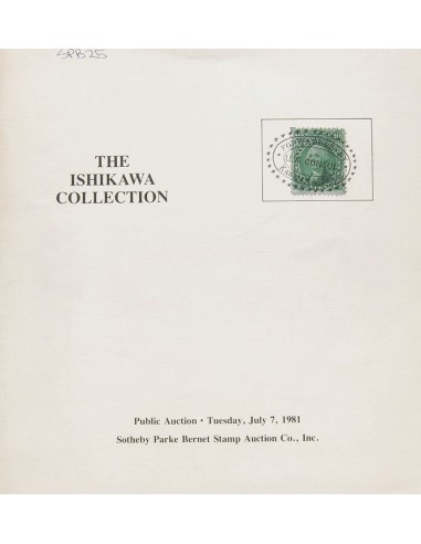 Estados Unidos, Bibliografía. 1981. Subasta de la Colección THE ISHIKAWA COLLECTION OF UNITED STATES POST OFFICES IN JAPAN, ce
