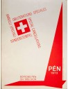 Suiza, Bibliografía. (1966ca). Dos catálogos de matasellos especiales suizos LISTE DES EMPREINTES DE MACHINES A TIMBRER ET DES