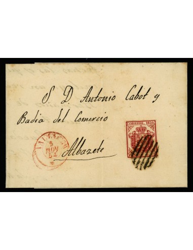 OL00416. Carta. 1854, 5 de noviembre. Valencia a Albacete