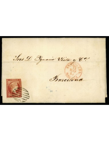 OL00439. Carta. 1857, 13 de mayo. Antequera a Barcelona