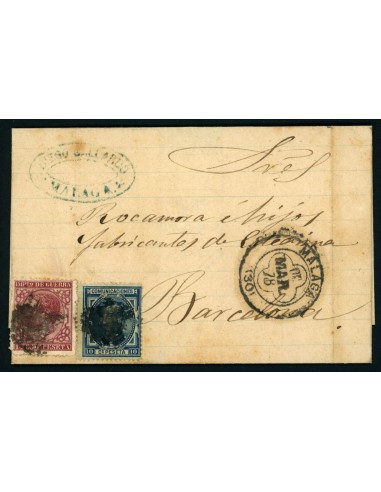 OL00440. Carta. 1878, 3 de marzo. Málaga a Barcelona