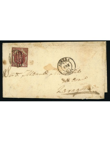 OL00454. Carta. 1855, 31 de enero. Agreda a Zaragoza