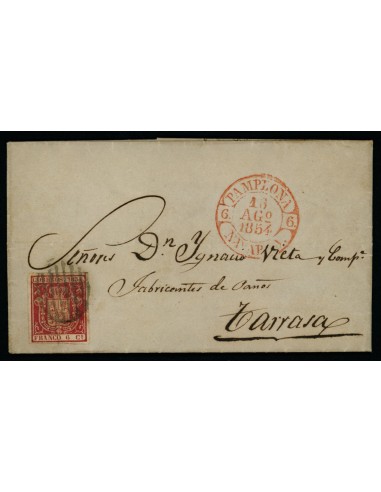 OL00478. Carta. 1854, 16 de agosto. Pamplona a Tarrasa
