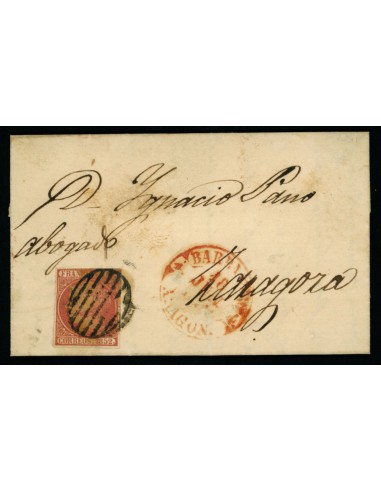 OL00481. Carta. 1852, 18 de junio. Barbastro a Zaragoza