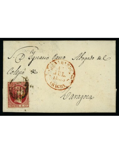OL00482. Carta. 1853, 14 de junio. Benabarre a Zaragoza