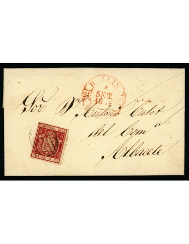 OL00485. Carta. 1854, 1 de septiembre. Hellín a Albacete