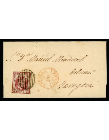 OL00513. Carta. 1855, 3 de enero. Tafalla a Zaragoza