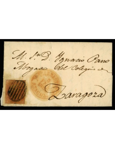 OL00514. Carta. 1852, 5 de febrero. Barbastro a Zaragoza
