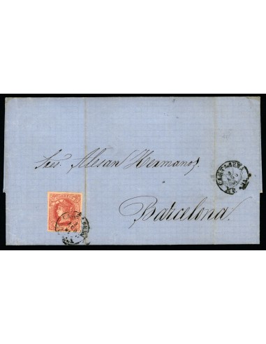 OL00572. Carta. 1864, 2 de agosto. Cartagena a Barcelona