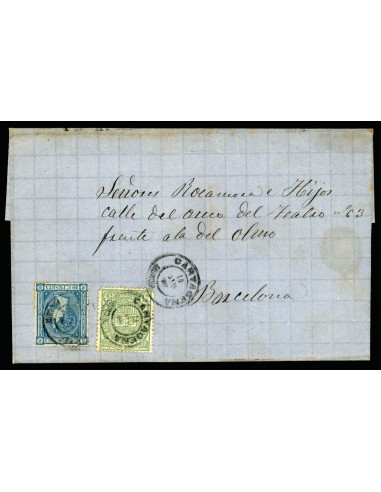 OL00573. Carta. 1875, 14 de diciembre. Cartagena a Barcelona