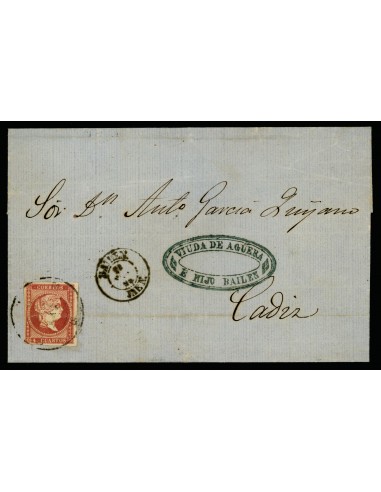 OL00582. Envuelta. 1859, 29 de marzo. Bailen a Cádiz