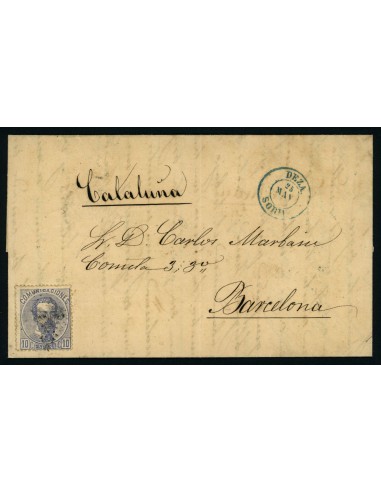 OL00599. Carta. 1873, 25 de mayo. Deza a Barcelona