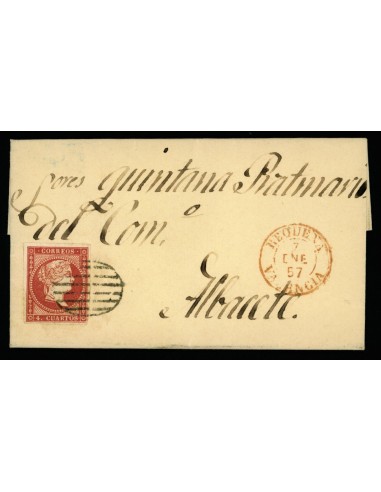 OL00611. Carta. 1857, 7 de enero. Requena a Albacete