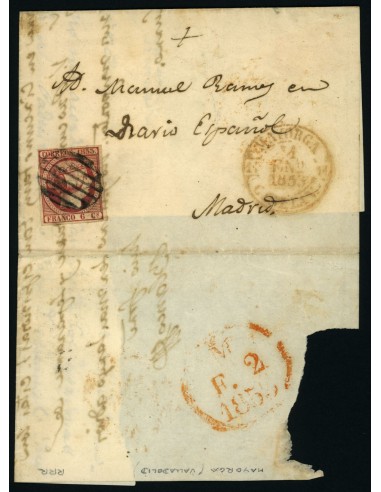 OL00620. Carta. 1853, 1 de enero. Mayorga de Campos a Madrid