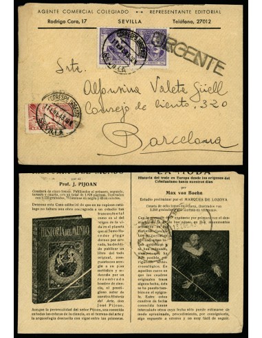 OL00653. Carta. 1943, 11 de enero. Sevilla a Barcelona