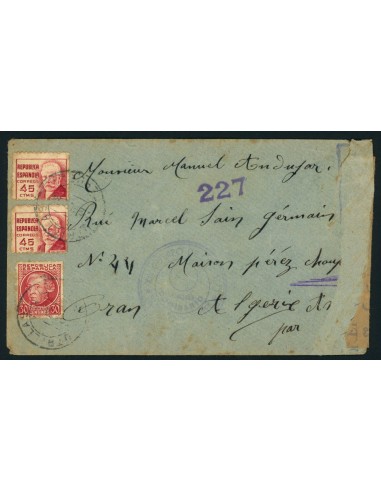 OL00676. Carta. 1938. Utrillas a Algeria