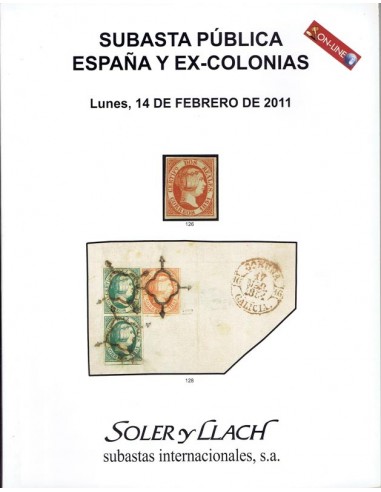 Subasta Pública Filatelia de España, Ex-Colonias, 14 de febrero de 2011