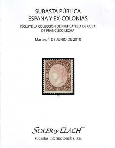 Subasta Pública Filatelia de España, Ex-Colonias, 1 de junio de 2010